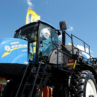 Defensor 3500, atração do Show Rural Coopavel 2018, tem maior capacidade de pulverização. Foto: Eron Zeni.