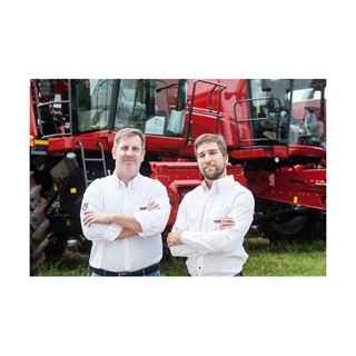 Paolo e Felipe fazem parte da nova estrutura administrativa da Case IH