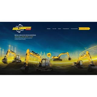 New Holland Construction lança novo site de escavadeiras hidráulicas série C EVO