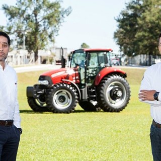 Marco Ripoli, responsável por Marketing de Produto, e Diogo Melnick, à frente do Marketing Comercial na Case IH  Foto: A