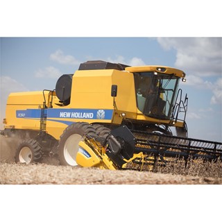 Dados de consumo de combustível da TC 5090 impressionaram pesquisadores. Foto: Eron Zeni/New Holland