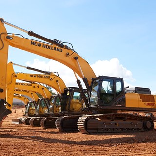 Novas escavadeiras: ampliação e evolução do portfólio da New Holland Construction