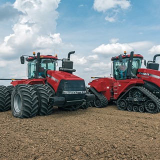 El Tractor Steiger Quadtrac 620 de Case IH marca un nuevo récord de producción por su fuerza máxima de tracción y bajo c