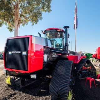 The fully-restored Case IH Steiger Quadtrac on show