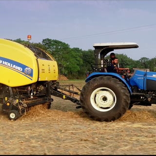 New Holland Roll-Belt™ 180, one of the biggest round balers in India