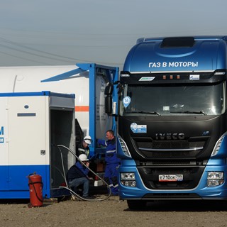 The IVECO Stralis NP460 LNG