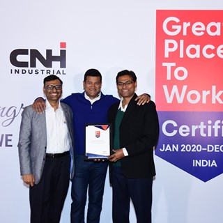 CNH Industrial India Country Manager Raunak Varma (at center) with Agriculture and Construction Brand Leaders