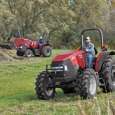 New Farmall utility 95A, 105A and 115A tractors feature an efficient yet powerful 4-cylinder engine