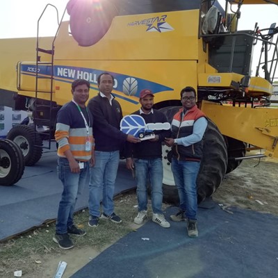 New Holland Agriculture entices visitors with a display of state-of-the-art Tractors at Agro Bihar 2020