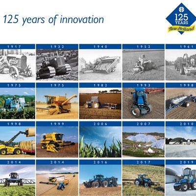 纽荷兰农业机械庆祝品牌成立125周年