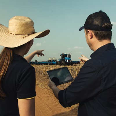 New Holland Agriculture’s products are compatible with its Precision Land Management advanced precision farming packages