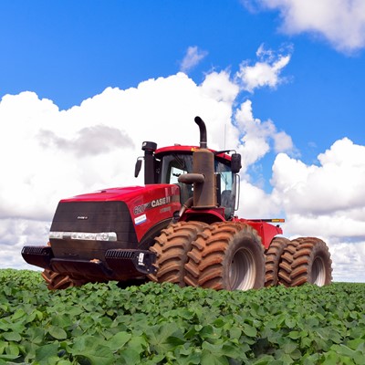 Trator Steiger da Case IH conectado com agricultura de precisão