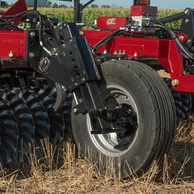 New for spring 2021 season of use, producers can make adjustments to stabilizer wheel position from the tractor cab