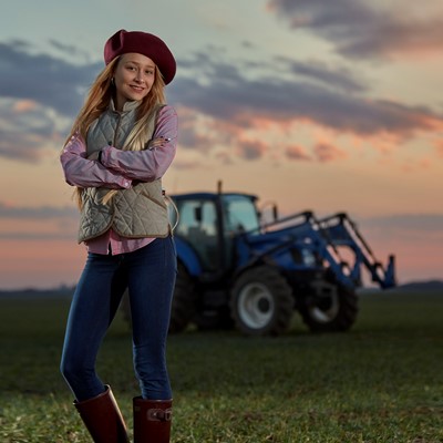 Agricultora e modelo, Florencia Arroyo nasceu na agricultura, na província de Córdoba, na Argentina