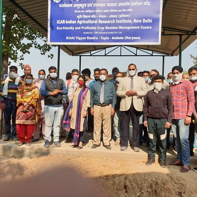 Straw Management Project Kickoff in Ambala