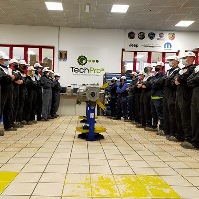 Students at the new TechPro2 Centre in Fossano