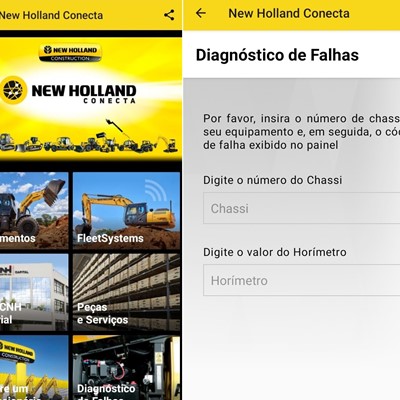 New Holland Conecta ganha nova função de diagnóstico em máquinas