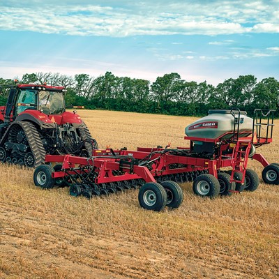The Case IH Precision Disk™ 500T single disk, single-rank air drill is an ideal lower-investment option...