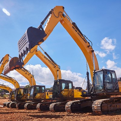 New Holland Construction aperfeiçoará oferta global de escavadeiras