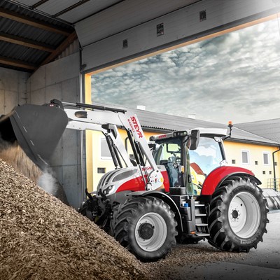 STEYR_New Impuls CVT with S4225T front loader