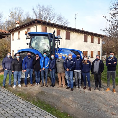 New Holland Agriculture announced its partnership with “Il Raccolto” farm in Bologna
