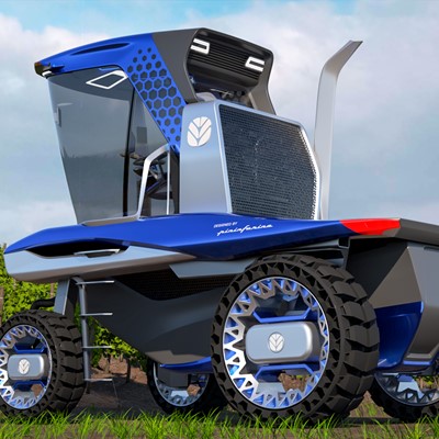 New Holland unveils unique Straddle Tractor Concept for narrow vineyards at SITEVI 2021