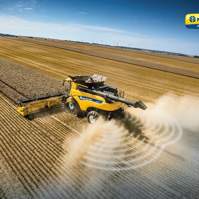 New Holland Combine residue automation system