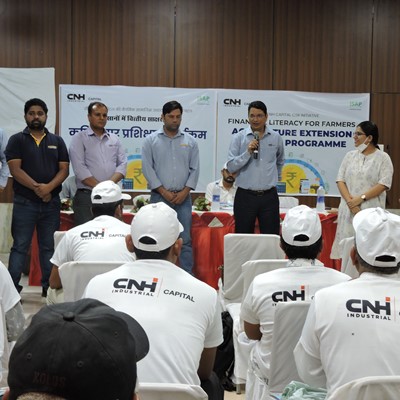 CNH Industrial Capital India team conducts financial literacy sessions for Indian farmers