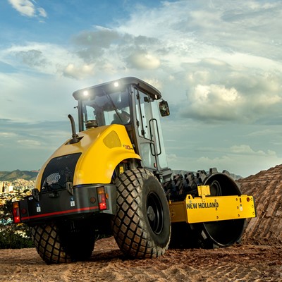 Novo rolo compactador New Holland V100PD