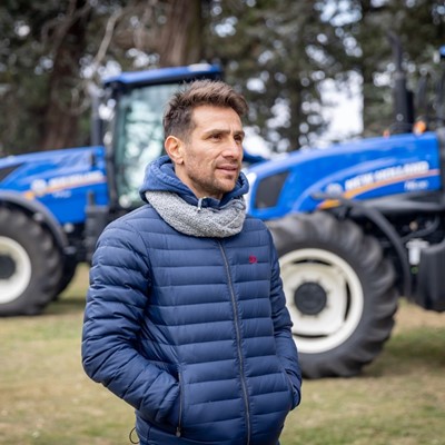 Leo Ponzio, un campeón a todo terreno con máquinas New Holland Agriculture