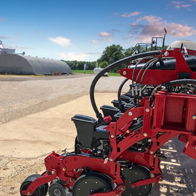 A 48th row can be installed by a Case IH dealer on the 47-row 2160 Early Riser large front-fold planter for greater in-f