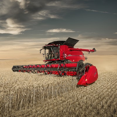 CASE-IH_AXIAL_FLOW_9250_HARVESTING ON FIELD