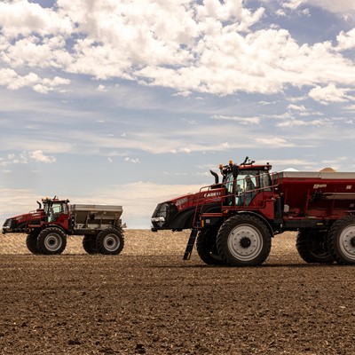Case IH Trident 5550 with Raven Autonomy Showing manned and unmanned