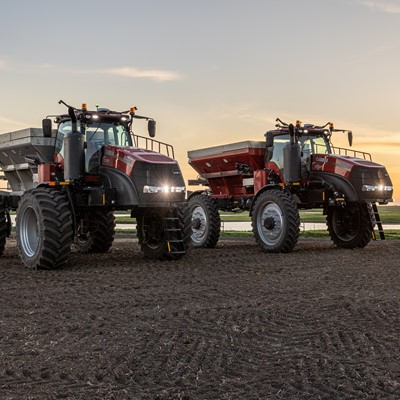 The Case IH Trident™ 5550 applicator with Raven Autonomy™ allows for one or more driverless machines in the field_622498