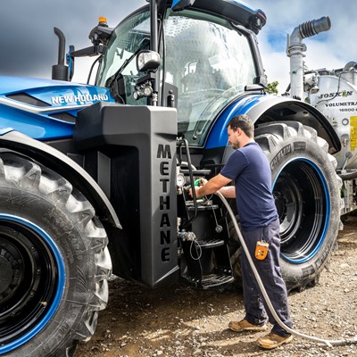 Processo de reabastecimento do trator a GNL