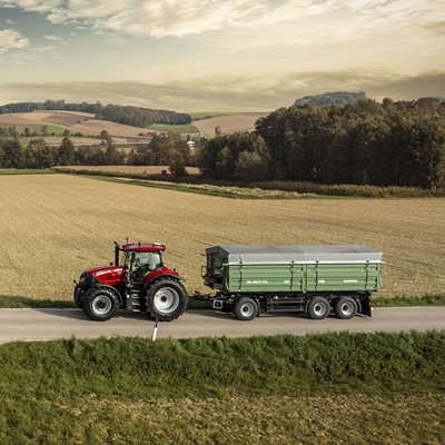 case ih puma 260 cvxd on the road