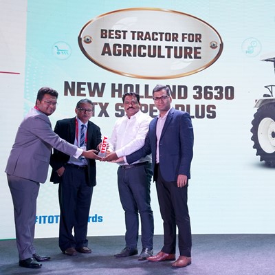 New Holland Agriculture bags three awards at the Indian Tractor of the Year Awards 2023