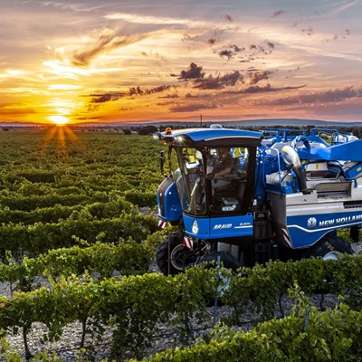 New Holland Braud compact grape harvesters