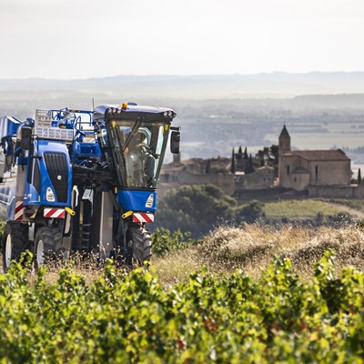 New Holland Braud compact grape harvesters