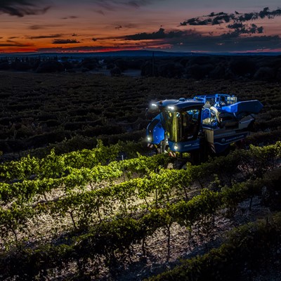 New Holland Braud compact grape harvesters