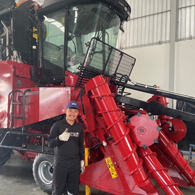 Pakdee College and Case IH pioneer a dual programme for harvester machinery training in Thailand