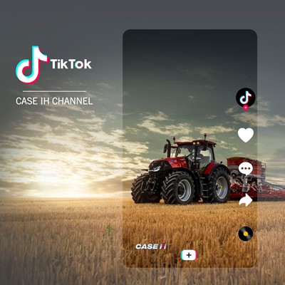 New Case IH TikTok channel reaches young farmers