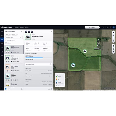New Holland FieldOps desktop