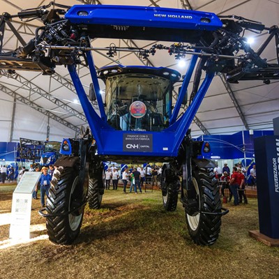 New Holland vencedora do Machine of the Year Brasil com o pulverizador Guardian SP310F Fotos William Lucas