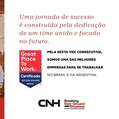 CNH recebe certifica o da GPTW pelo 6 ano consecutivo