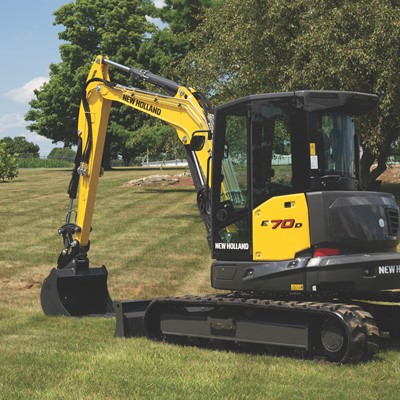 New Holland Construction Breaks Ground in New Market with the E70D Midi Excavator