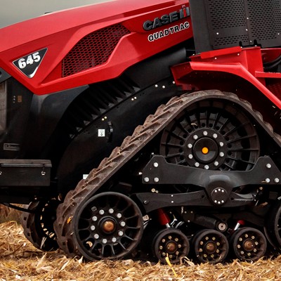 Case IH Quadtrac heavy duty suspension detail