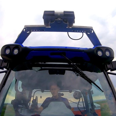 Augmenta field analyzer on a New Holland