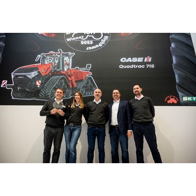 Case IH Quadtrac 715 takes Tractor of the Year 2025 prize