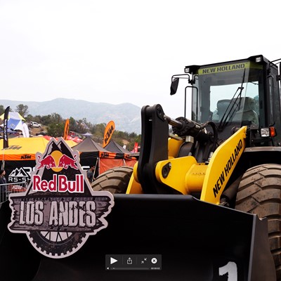 New Holland Construction acelera forte no Red Bull Los Andes